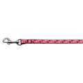 Unconditional Love Argyle Hearts Nylon Ribbon Leash Bright Pink .38 wide 6ft Long UN805088